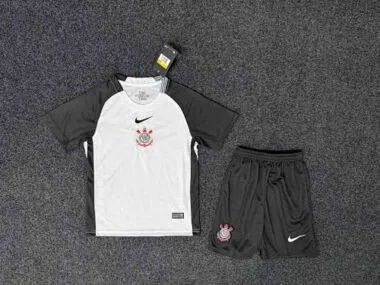 25-26 Corinthians Home Kid Kits Soccer AAAAJersey Yupoo