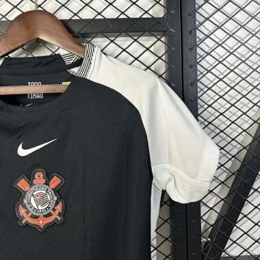 25-26 Corinthians Away Women Shirt Lady Uniform Soccer