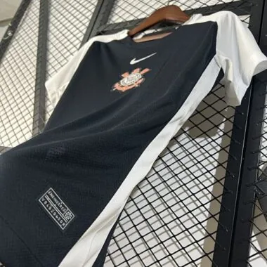 25-26 Corinthians Away Women Shirt Lady Uniform Soccer