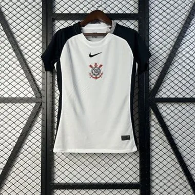 25-26 Corinthians Home Women Shirt Lady Uniform Soccer AAAAJersey Yupoo
