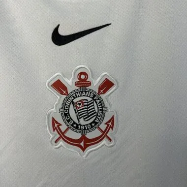25-26 Corinthians Home Women Shirt Lady Uniform Soccer