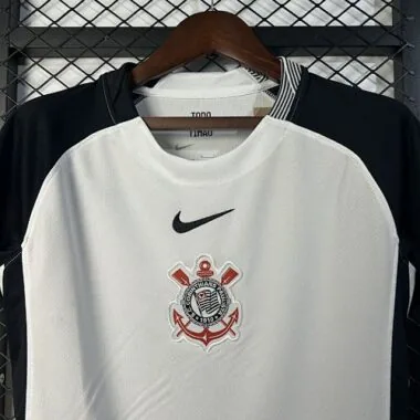 25-26 Corinthians Home Women Shirt Lady Uniform Soccer
