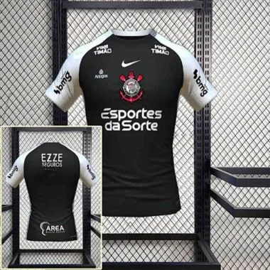 25-26 All sponsor Corinthians Away Kit Soccer AAAAJersey Yupoo