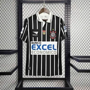 98-99 Corinthians Away Retro Soccer AAAAJersey