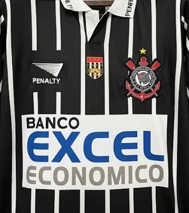 98-99 Corinthians Away Retro Soccer
