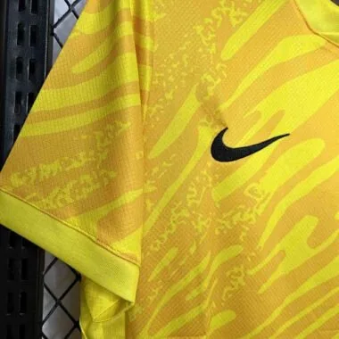 24-25 Corinthians Goalkeeper Yellow Kit Soccer Unifrom