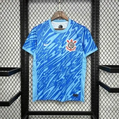 24-25 Corinthians Goalkeeper Blue Kit Soccer Unifrom AAAAJersey Dropshiping Yupoo