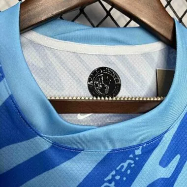 24-25 Corinthians Goalkeeper Blue Kit Soccer Unifrom