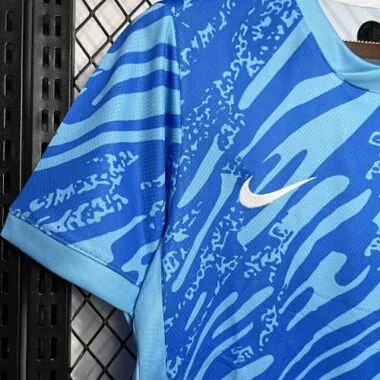 24-25 Corinthians Goalkeeper Blue Kit Soccer Unifrom