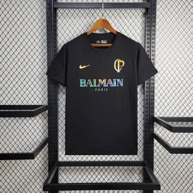24-25 Corinthians Casual Kit Black Shirt Football AAAAJersey Supplier