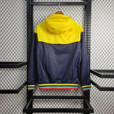 23-24 Corinthians Yellow and Navy Windbreaker Jacket Football