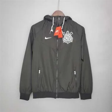 21-22 Corinthians Black Windbreaker