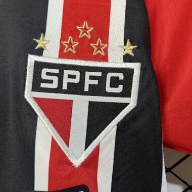 25-26 Sao Paulo Away Kid Kits Youth Apparels Soccer