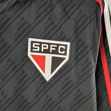 22-23 Giacca a vento San Paolo nera, rossa e bianca
