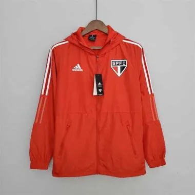 22-23 Sao Paulo red windbreaker