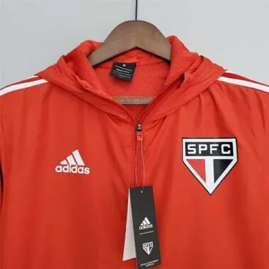 22-23 Sao Paulo red windbreaker