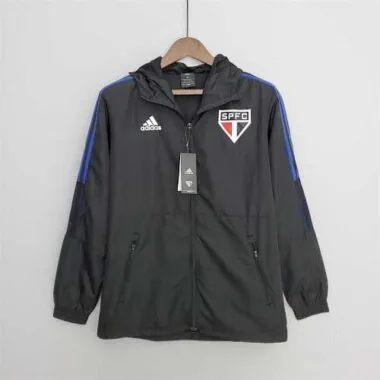 22-23 Sao Paulo black windbreaker