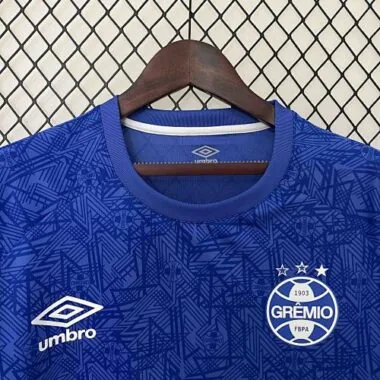 24-25 Maglia da calcio blu del portiere del Grêmio