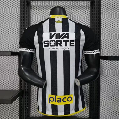 25-26 All Sponsor Santos Away Kit Player Version Soccer T-Shirt