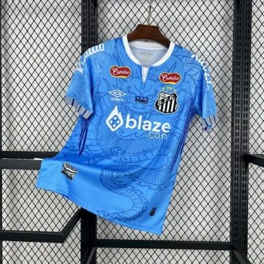 25-26 Santos Blue Dragon Pattern Kit Special Edition Soccer