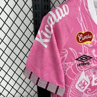 25-26 Santos Pink Dragon Pattern Kit Special Edition Soccer