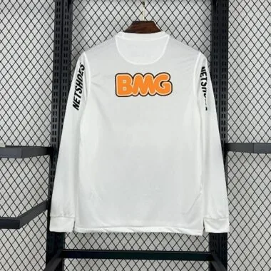 12-13 Santos Home Long Sleeves Kit Retro Soccer