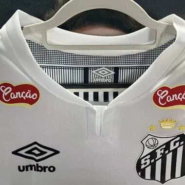 24-25 All sponsor Santos Home Kit Player Version Soccer
