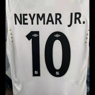 24-25 All sponsor Santos Home Kit Player Version Soccer