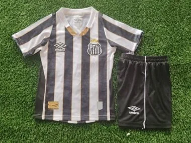24-25 Santos Away Kids Kit Soccer