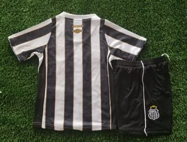 24-25 Santos Away Kids Kit Soccer