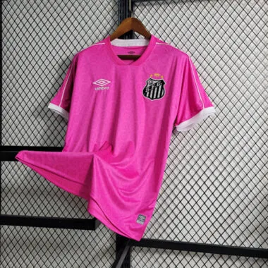23-24 Santos Pink S-4XL Cheap Soccer Jerseys
