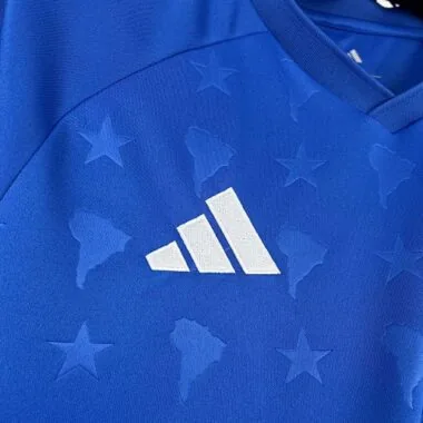 26-27 Cruzeiro Home Kit Soccer T-Shirt