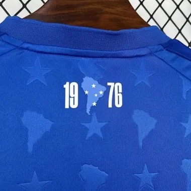 26-27 Cruzeiro Home Kit Soccer T-Shirt
