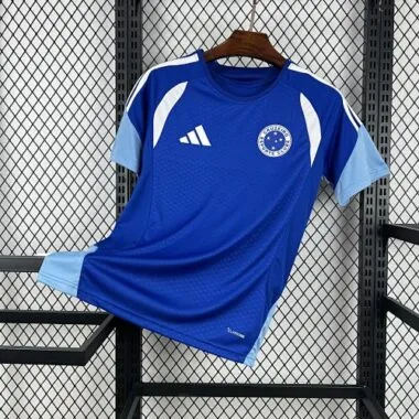 26-27 Cruzeiro Blue Pre-Match Kit Soccer T-Shirt AAAAJersey Supply Yupoo