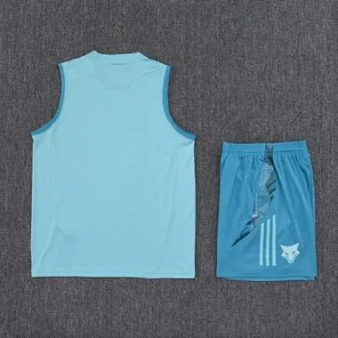 25-26 Cruzeiro Blue Training Kits Football Vest Suits