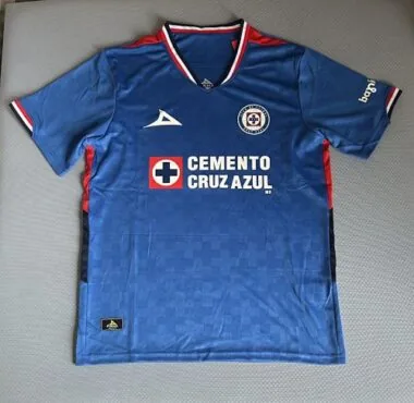 25-26 Cruz Azul Home Kit Soccer T-Shirt Joy