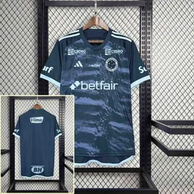 24-25 Cruzeiro All Sponsor Third Kit Soccer AAAAJersey