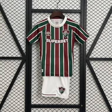25-26 Fluminense Home Kids Kit Soccer AAAAJersey Yupoo