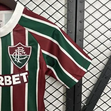 25-26 Fluminense Home Kids Kit Soccer