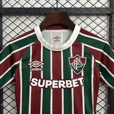 25-26 Fluminense Home Kids Kit Soccer