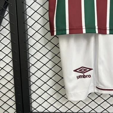 25-26 Fluminense Home Kids Kit Soccer