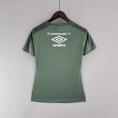 22-23 Camisola feminina verde do Fluminense