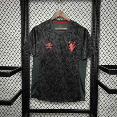 24-25 Recife Training Black Kit Soccer Uniform