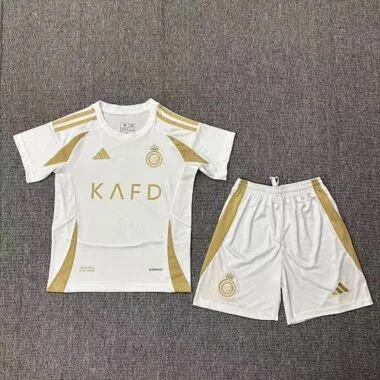 24-25 Al-Nassr Second Away Kids Kit Soccer
