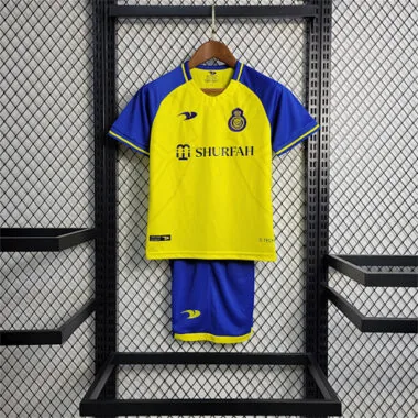 22-23 Saudi Al-Nassr home kids kit