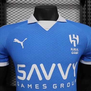 24-25 Al Hilal Blue Edizione Speciale Versione Giocatore Calcio