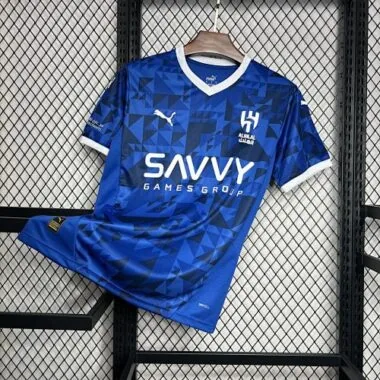 24-25 Equipamento de futebol do Al-Hilal (jogo em casa)