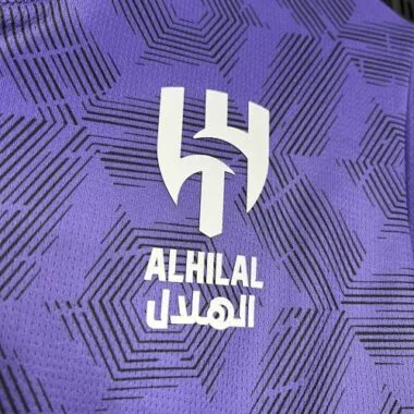 24-25 Al-Hilal - Terceira camisola - Equipamentos de futebol - Futebol