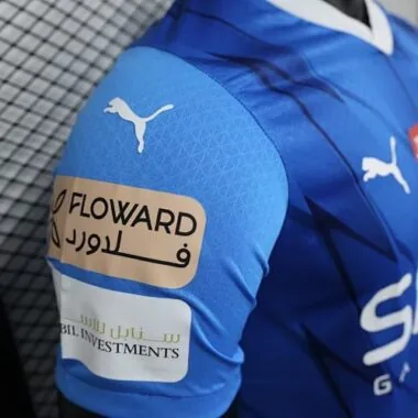 Camisa de futebol do Al-Hilal (jogador), versões 23-24, tamanhos S-XXL