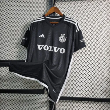 23-24 Maccabi Black away size S-4XL Soccer Jersey